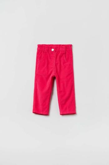 Dětské bavlněné kalhotky OVS tmavomodrá barva