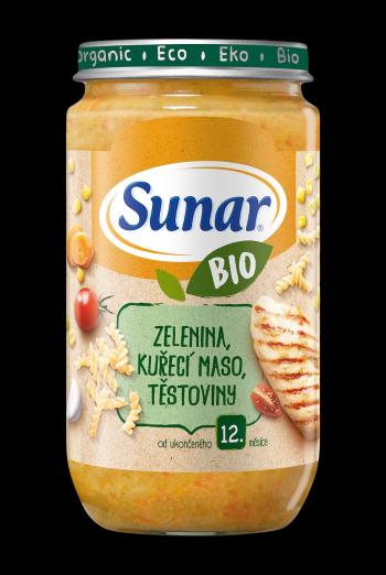 Sunar Bio Zelenina, kuřecí maso, těstoviny 235 g
