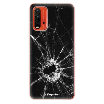 Odolné silikonové pouzdro iSaprio - Broken Glass 10 - Xiaomi Redmi 9T