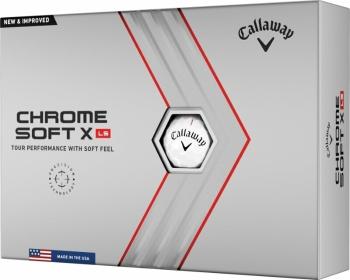 Callaway Chrome Soft X LS 2022 Golf Balls White Basic Golfové míčky