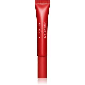 Clarins Lip Perfector Glow třpytivý lesk na rty a tváře odstín 23 pomegranate glow 12 ml