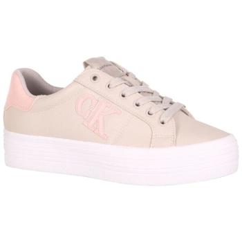 Calvin Klein VULC FLATFORM LACEUP LOW Dámské tenisky, růžová, velikost 39