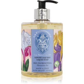 La Florentina Florentina Iris Liquid Soap přírodní tekuté mýdlo na ruce s vůní květin 500 ml