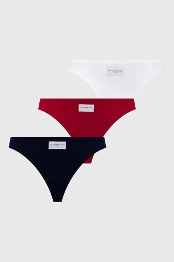 Kalhotky Tommy Hilfiger 3-pack tmavomodrá barva, UW0UW05188