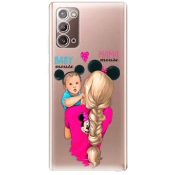 iSaprio Mama Mouse Blonde and Boy pro Samsung Galaxy Note 20 (mmbloboy-TPU3_GN20)