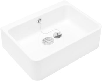 VILLEROY & BOCH O.novo Keramický dřez na desku, 595x500 mm, alpská bílá 63220001