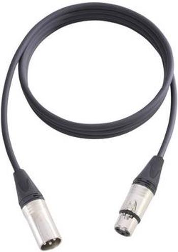 Mikrofonní XLR propojovací kabel AH Cables KM15FMBLK, 15.00 m, černá