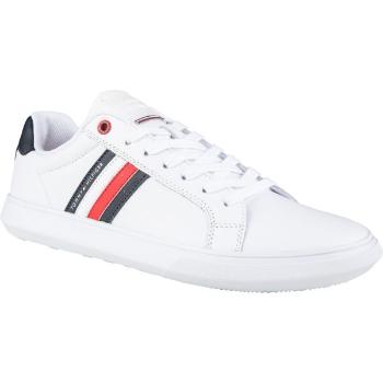 Tommy Hilfiger ESSENTIAL LEATHER CUPSOLE Pánské tenisky, bílá, velikost 44