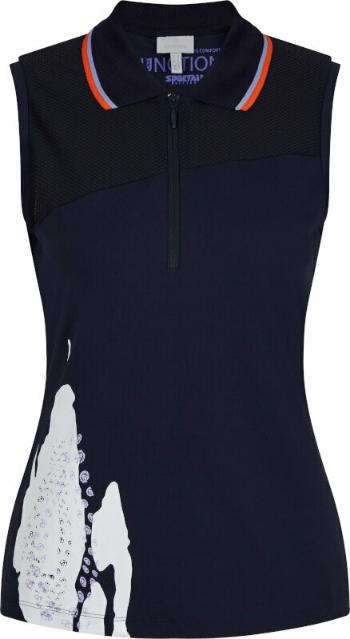 Sportalm Gerda Womens Sleeveless Deep Water 34 Polo košile