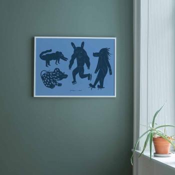 Plakát Four Creatures – 50 × 70 cm