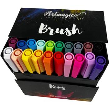 Artmagico Brush pens 20 ks základních barev (376)