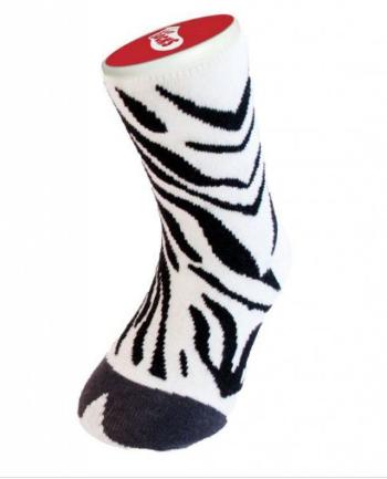 dětské bláznivé ponožky zebra