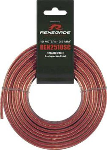 Cinch kabel Renegade REN2510SC, 10.00 m, transparentní