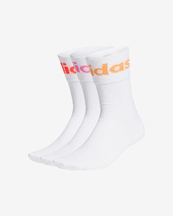 adidas Originals Fold Cuff  Crew Ponožky 3 páry Bílá