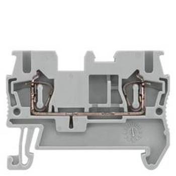 Průchodková svorka přípojka s pružinovým protitahem Siemens 8WH20000AF04, 5.2 mm, oranžová, 50 ks