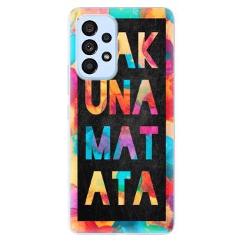 Odolné silikonové pouzdro iSaprio - Hakuna Matata 01 - Samsung Galaxy A73 5G