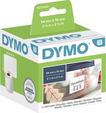 DYMO etikety v roli 70 x 54 mm papír bílá 320 ks permanentní S0722440 univerzální etikety