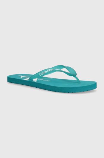 Žabky Calvin Klein Jeans BEACH SANDAL MONOGRAM TPU pánské, YM0YM00838