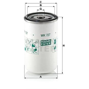 MANN-FILTER WK727 pro vozy RENAULT TRUCKS (WK727)