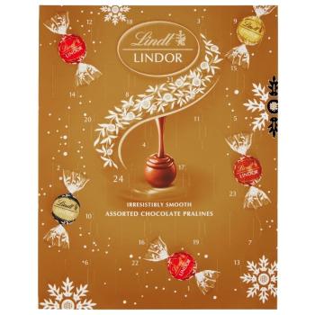 Lindt Lindor Adventní kalendář Assorted 300 g
