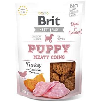 Brit Jerky for Puppy Turkey Meaty Coins 80g  (8595602543830)