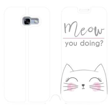 Flipové pouzdro na mobil Samsung Galaxy A5 2017 - M098P Meow you doing? (5903226065455)