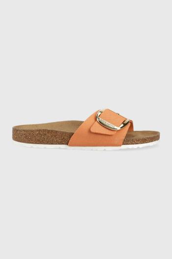 Pantofle Birkenstock Madrid Big Buckle dámské, oranžová barva, 1025532