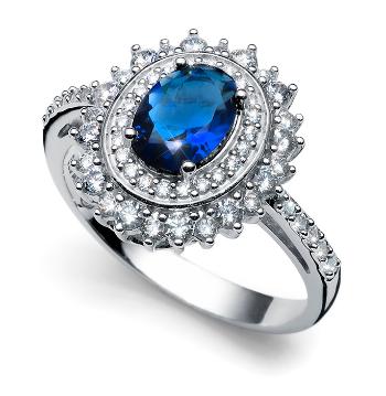 Oliver Weber Luxusní stříbrný prsten ve stylu Kate Pure 63270 51 mm