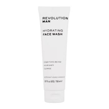 Revolution Man Hydrating Face Wash 150 ml čisticí gel pro muže na suchou pleť; na dehydratovanou pleť