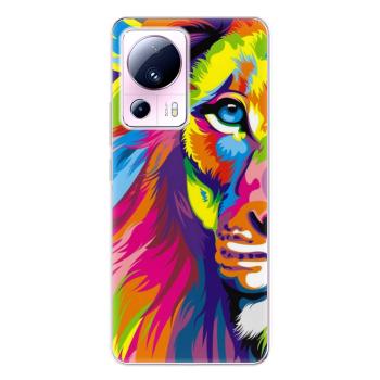 Odolné silikonové pouzdro iSaprio - Rainbow Lion - Xiaomi 13 Lite