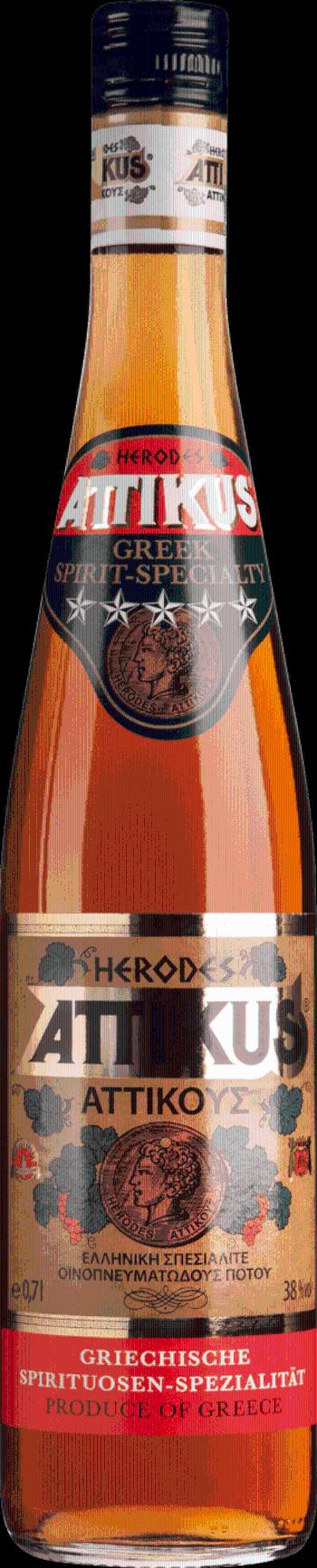 Attikus Brandy 38% 0,7l