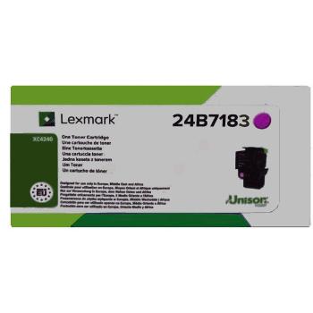 LEXMARK 24B7183 - originální toner, purpurový, 6000 stran