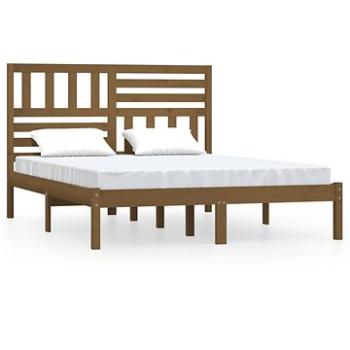 Rám postele medově hnědý masivní borovice 150×200 cm King Size, 3101031 (3101031)