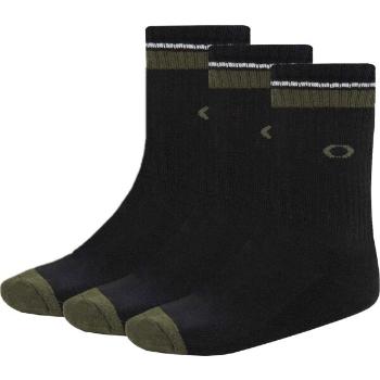 Oakley ESSENTIAL SOCKS (3 PCS) Ponožky, černá, velikost M