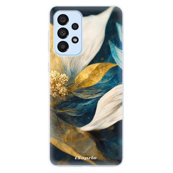 Odolné silikonové pouzdro iSaprio - Gold Petals - Samsung Galaxy A33 5G