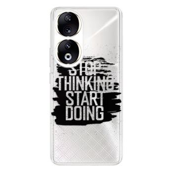 Odolné silikonové pouzdro iSaprio - Start Doing - black - Honor 90 5G