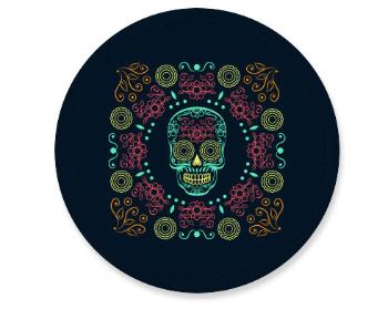 Placka magnet Día de Muertos