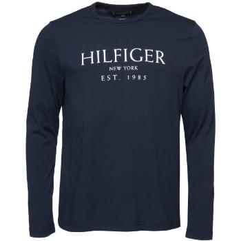 Tommy Hilfiger BIG HILFIGER LS TEE Pánské triko, tmavě modrá, velikost