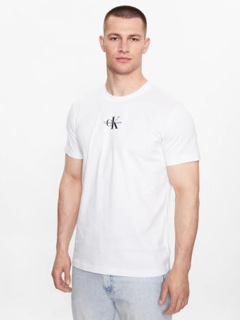 Calvin Klein pánské bílé tričko - L (YAF)