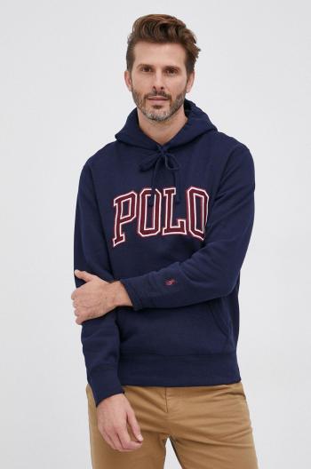 Mikina Polo Ralph Lauren pánská, tmavomodrá barva, s aplikací