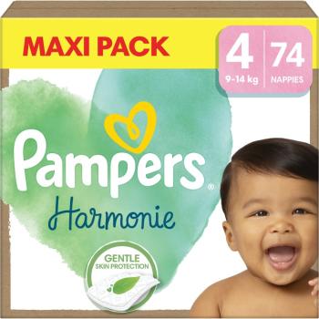 Pampers Harmonie Size 4 jednorázové pleny 9-14 kg 74 ks