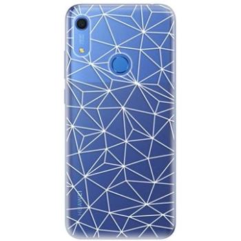 iSaprio Abstract Triangles 03 - white pro Huawei Y6s (trian03w-TPU3_Y6s)