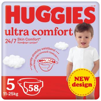 Huggies Ultra Comfort Jumbo 5, 58 ks