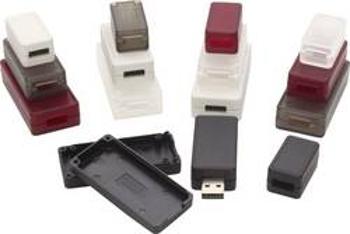 USB krabička Hammond Electronics 1551USB2GY 1551USB2GY, 50 x 25 x 15.5 , ABS, šedobílá (RAL 7035), 1 ks