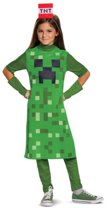 Godan Dětský dívčí kostým - Minecraft Velikost - děti: M
