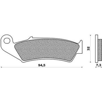 Newfren brzdové destičky (směs OFF ROAD DIRT SINTERED) (2ks) M502-583 (M502-583)