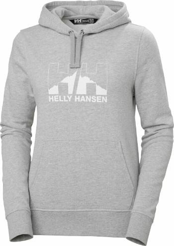 Helly Hansen Women's Nord Graphic Pullover Grey Melange XS Outdoorová mikina