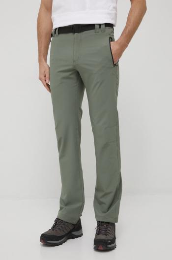 Kalhoty CMP pánské, zelená barva, jednoduché