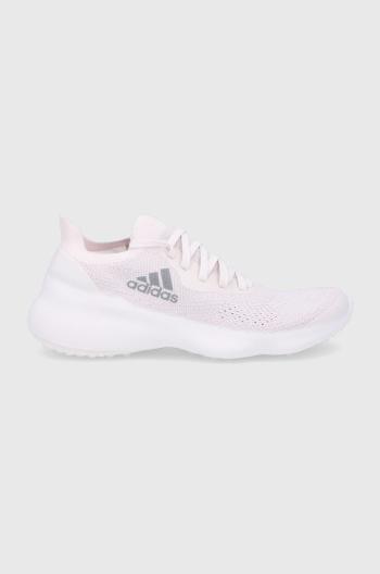 Boty adidas Performance Futurenatural GX5147 růžová barva, na plochém podpatku