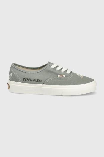 Tenisky Vans Ua Authentic dámské, zelená barva